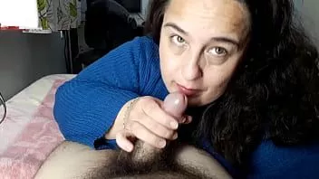 play Pov my bbw wife sucks my dick until i fill her mouth