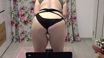 play Big ass in different panties shaking on webcam. hairy pussy mature milf and her lingerie collection. pawg. bbw. home fetish. amateur.