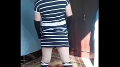 Reproducir Big Butt Crossdresser Kitty se moja y se vuelve salvaje